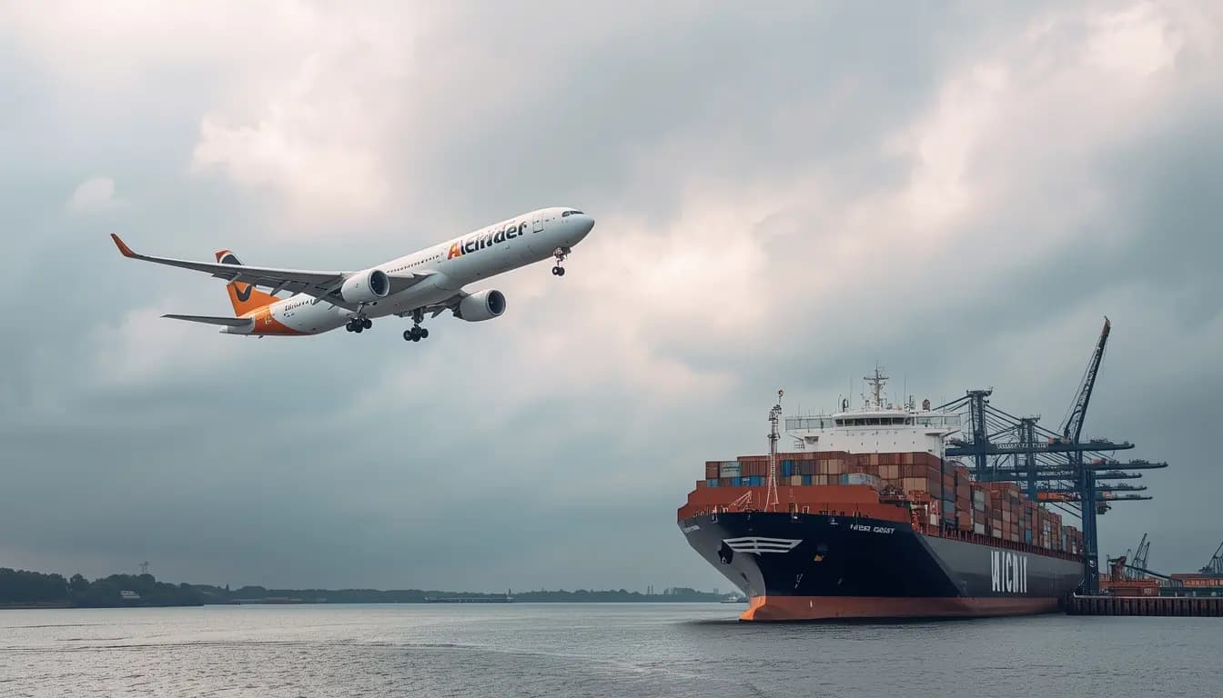 Operación logística aérea y marítima de Fastway
